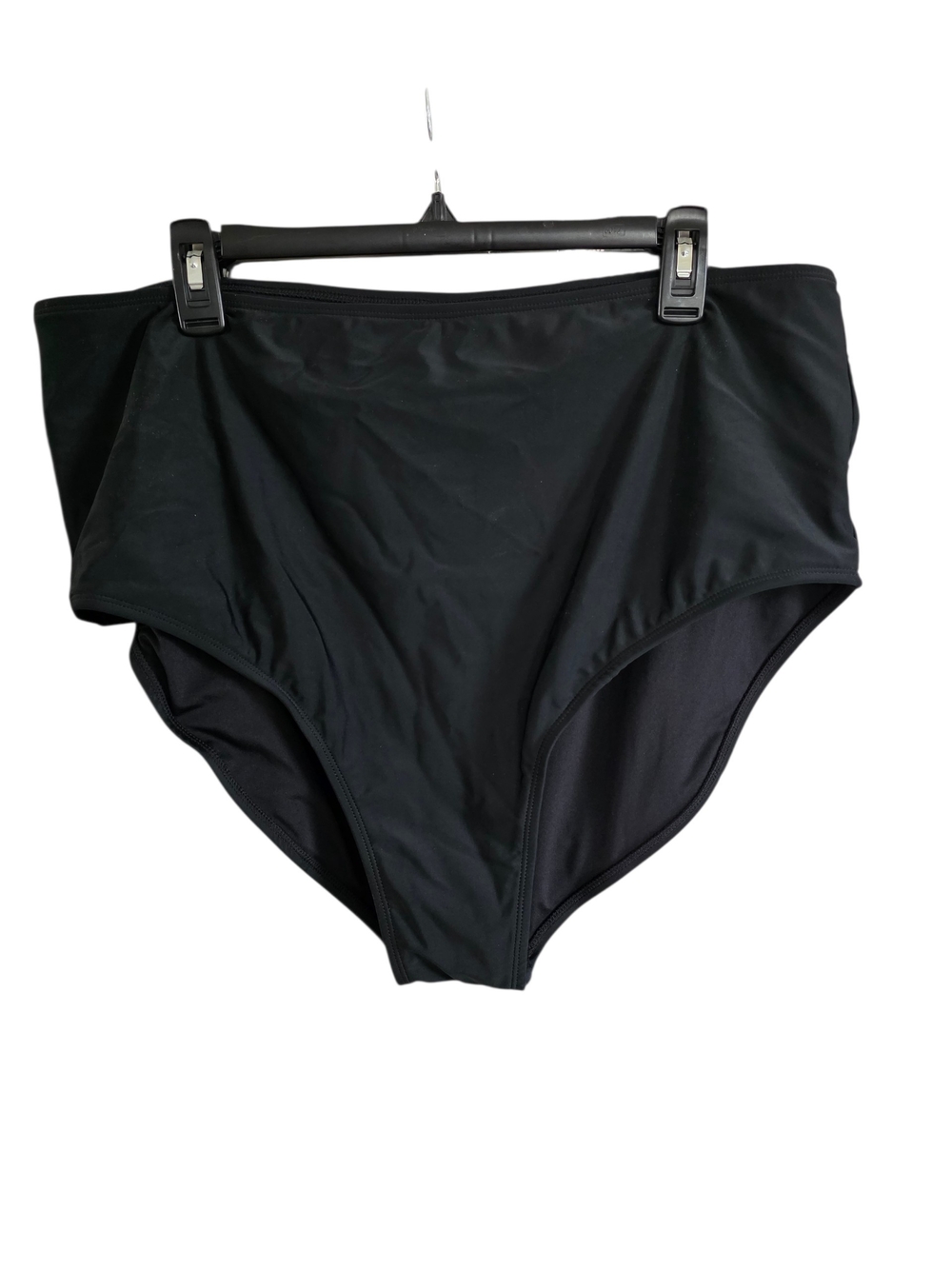 High-Waist Black Bikini Bottoms - Women Swim